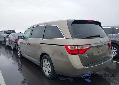 2012 Honda Odyssey Lx из США, поврежденный, VIN 5FNRL5H22CB091859